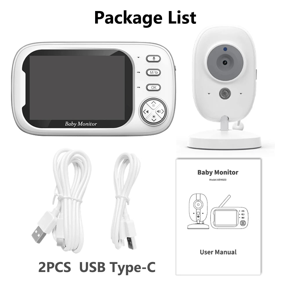 Baby Monitor 3.5 in HD Screen