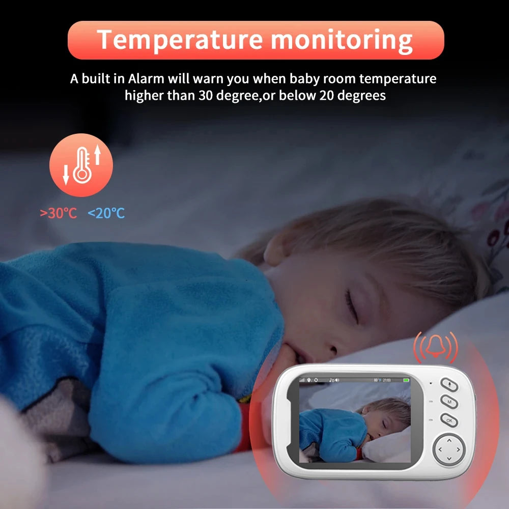 Baby Monitor 3.5 in HD Screen