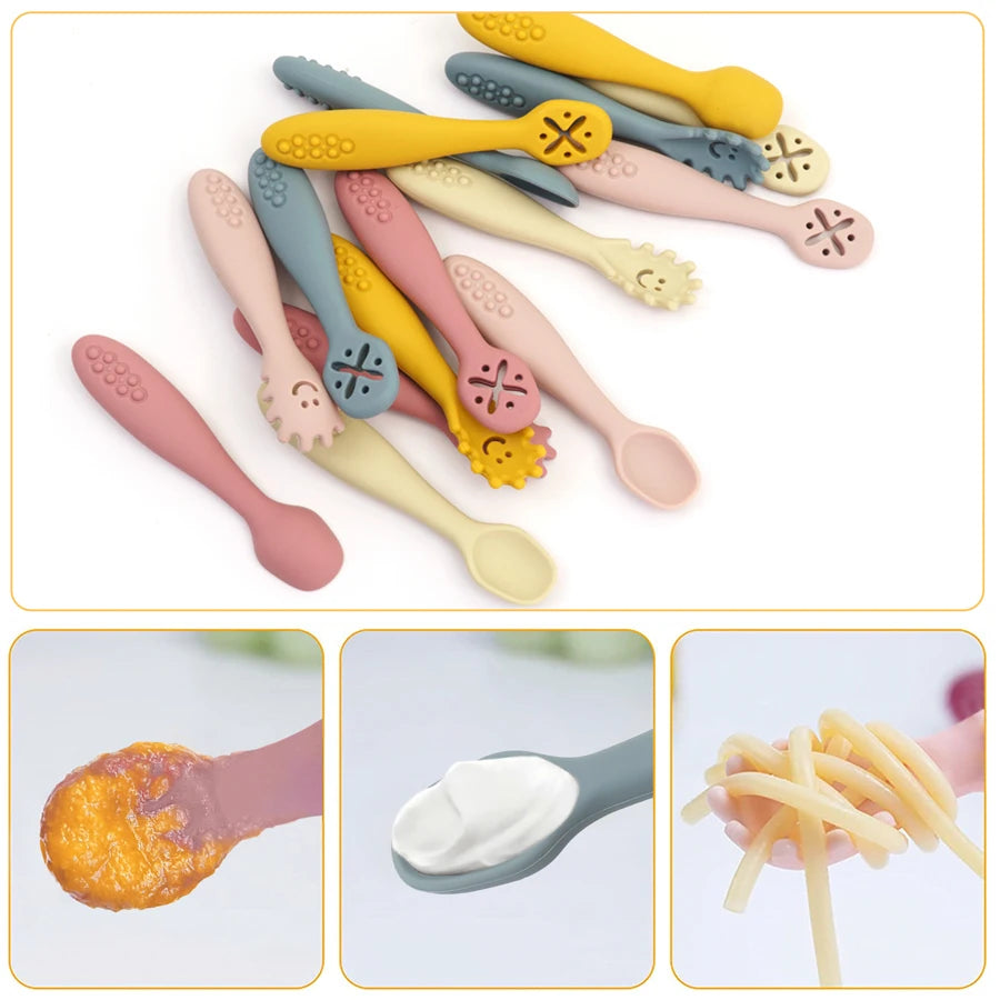 Baby Silicone Spoons 3pcs