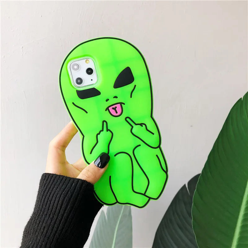 Chill Alien iPhone Case