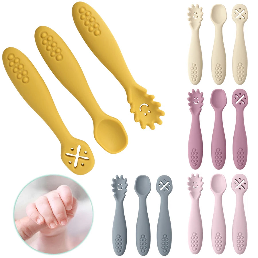 Baby Silicone Spoons 3pcs