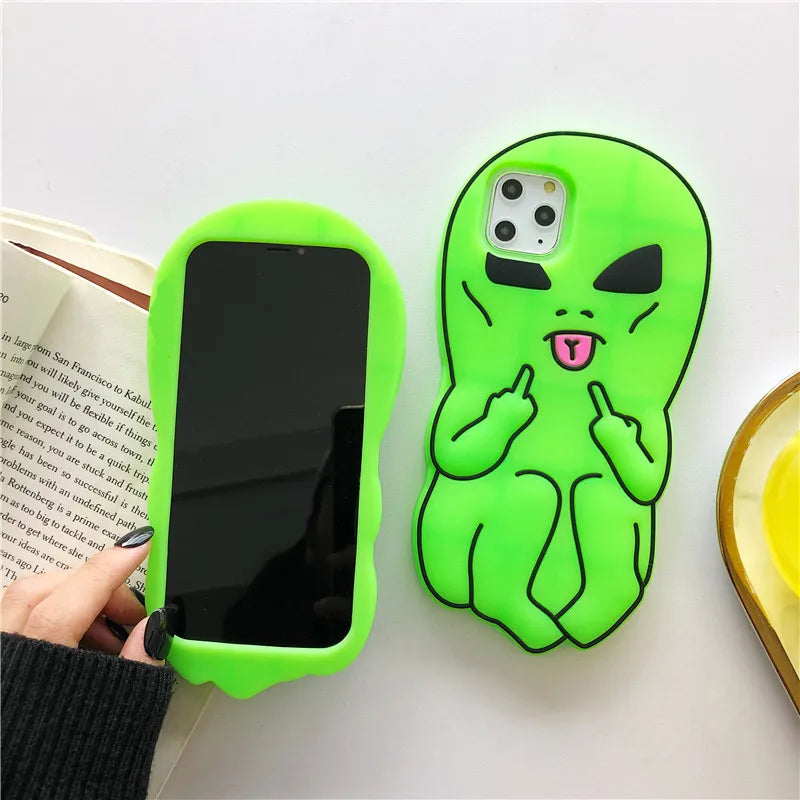 Chill Alien iPhone Case