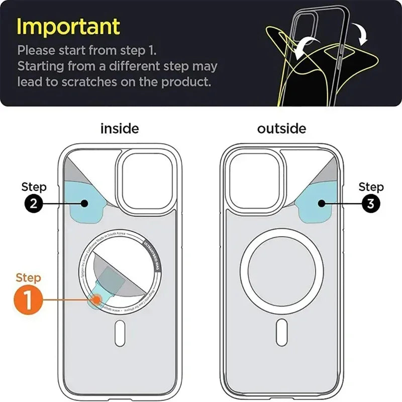 Magnetic Clear MagSafe iPhone Case