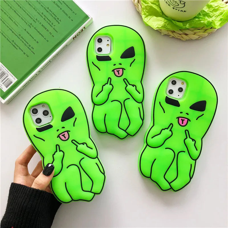 Chill Alien iPhone Case
