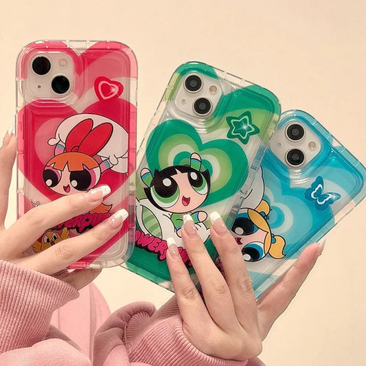 Powerpuff Girls Clear iPhone Case