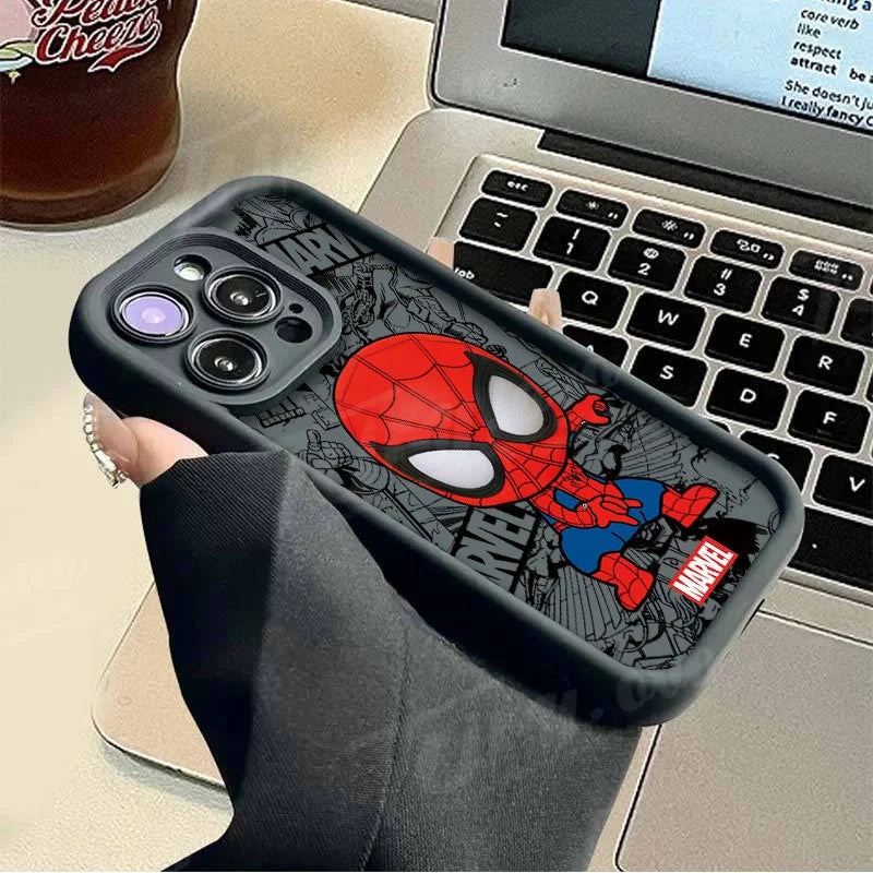 Marvel Character Silicone iPhone Case
