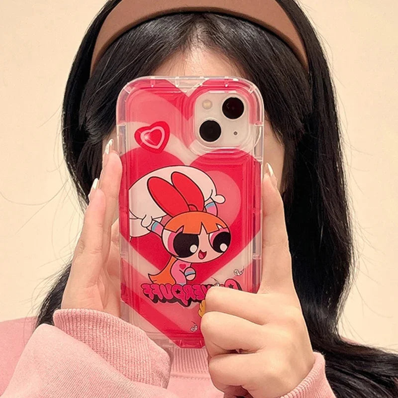 Powerpuff Girls Clear iPhone Case