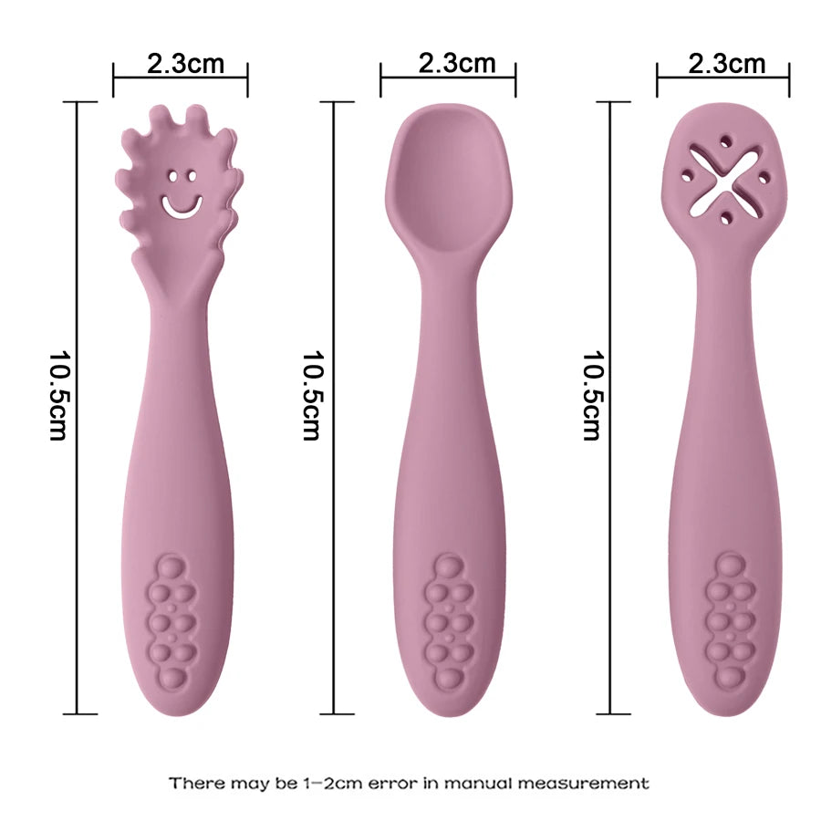 Baby Silicone Spoons 3pcs