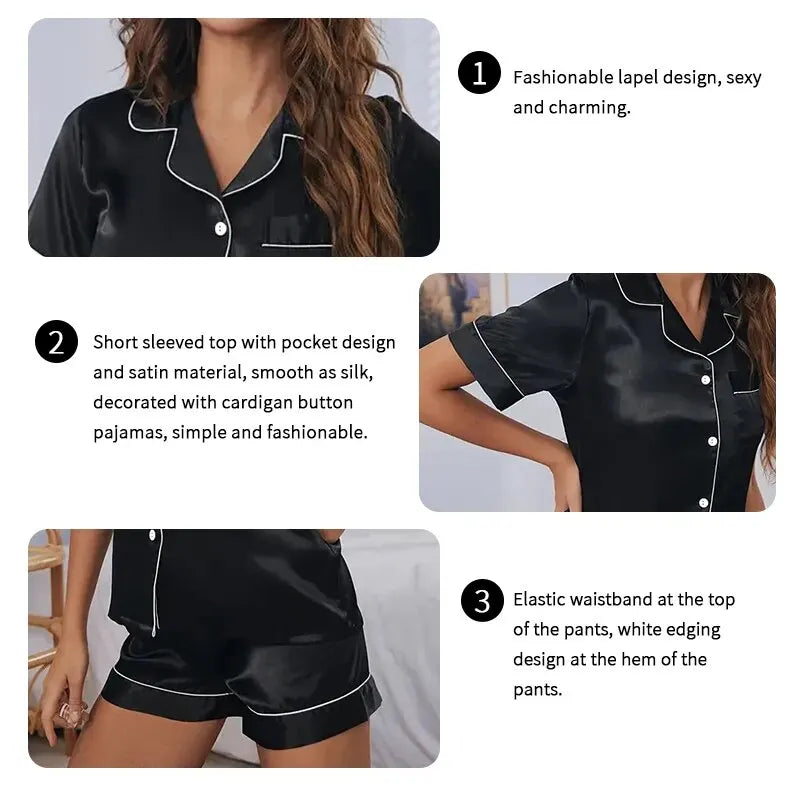 Silk Satin PJ Set